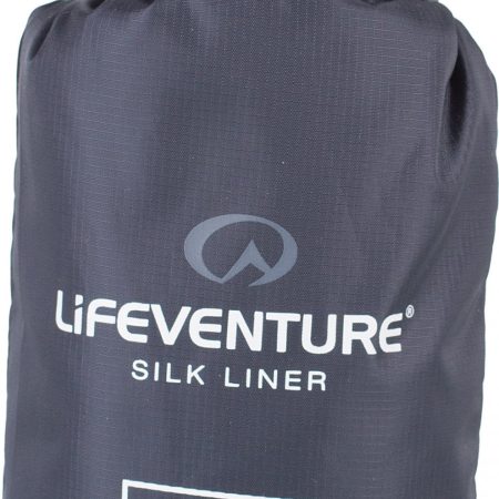 Lifeventure Silk Sleeping Bag Liner grey mummy