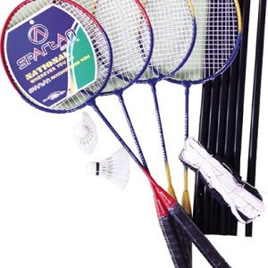 Spartan pro 4 hráče Badmintonový set se sítí