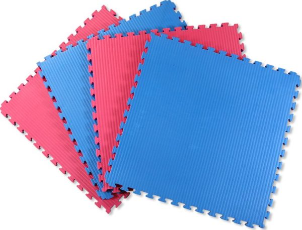 Stronggear Tatami Puzzle P00210-3 100 x 100 cm 3 cm červená/modrá