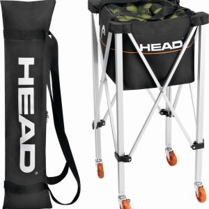 HEAD Ball Trolley koš na míče stříbrný/černý