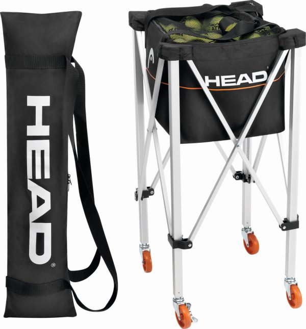 HEAD Ball Trolley koš na míče stříbrný/černý