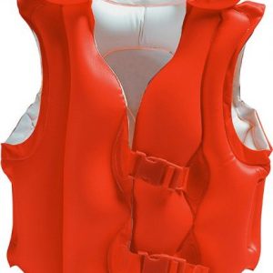 Intex Deluxe nafukovací plovací vesta červená