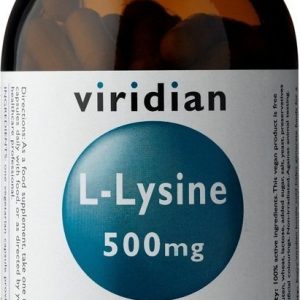 Viridian L-Lysine 500 mg 90 cps.